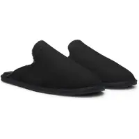 BOSS Heren Pantoffels Home Slip zwart (43), Plat, Geen, Homewear 50573400
