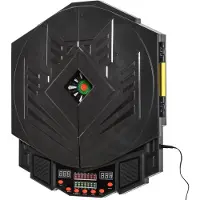 HOMCOM Elektrische dartbord met deur. Dartbord voor 216 spellen