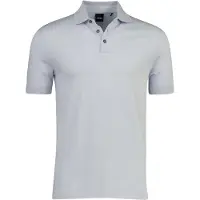 HUGO BOSS Lichtblauw poloshirt Boss Black H-pack korte mouw pique 3-knoops
