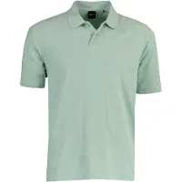 HUGO BOSS Poloshirt turquoise BOSS Orange met structuur