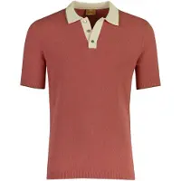 Mos Mosh Poloshirt rood katoen normale fit
