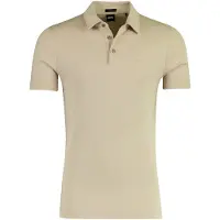 HUGO BOSS Poloshirt BOSS Black beige jersey slim fit