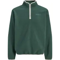 Jack & Jones Trui 'JOR Frederiksberg' donkergroen / wit