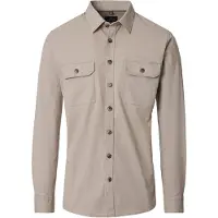 Casa Moda Overshirt beige knopensluiting