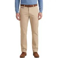 Gardeur katoenen broek beige effen katoen