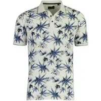 Casa Moda poloshirt wit wijde fit