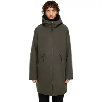 Elvine Torgny lange winterjas groen