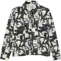 s.Oliver Blouse pastelblauw / donkergrijs / zwart / wit