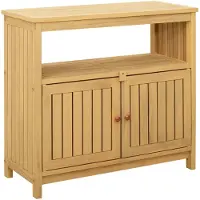 vidaXL Tuinkonsol, tafel, licht acaciahout, 80 x 35 x 75 cm