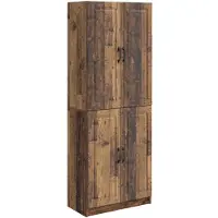 vidaXL Kast Set 2 st Bewerkt hout