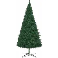 vidaXL Kerstboom met decoratieve touwlichten Groen 400 cm PVC