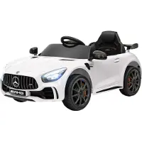 AIYAPLAY Elektrische kinderauto Kunststof, Metaal 108L x 67B x 46H cm Wit