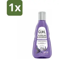 Guhl 1 x - Shampoo - Zilverglans & Verzorging - 250 ml - Zilverglans Shampoo - Anti-Geel Shampoo - Grijs Haar Shampoo - Blond Haar Shampoo - Haarverzorging