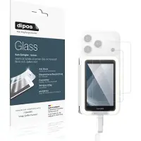 Dipos – 2x Pantserfolie geschikt voor Insta360 Snap Selfie-Screen | 9H Screenprotector