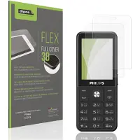 Dipos FLEX – 2x Matte Screenprotector geschikt voor Philips E2221 | Volledige Schermbescherming | Case-Friendly