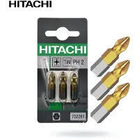HiKOKI Hitachi PH2 Bitset 25mm 1/4" TIN - 3 stuks