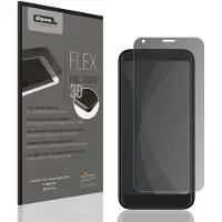 Dipos FLEX – Matte Privacy Screenprotector geschikt voor Logicom Five Pro | Volledige Schermbescherming | Case-Friendly