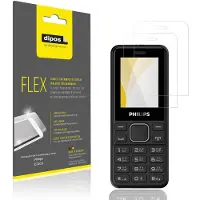 Dipos – 2x Beschermfolie geschikt voor Philips E2103 | 3D Full Cover Screenprotector | 100% Passend