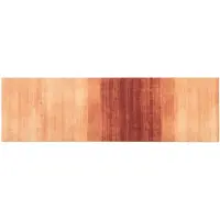 vidaXL Keuken Tapijt Oranje tint 150 x 45 cm 100% Polyamide Wasbaar