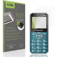 Dipos FLEX – 2x Matte Screenprotector geschikt voor Masstel Fami 50 4G | Volledige Schermbescherming | Case-Friendly