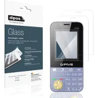 Dipos – 2x Pantserfolie geschikt voor GFive 16 Max | 9H Screenprotector
