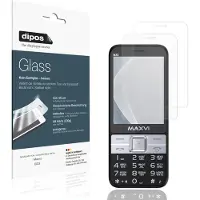 Dipos – 2x Matte Pantserfolie geschikt voor Maxvi B33 | 9H Screenprotector