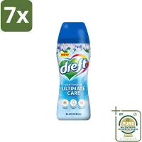 Dreft 7 x - Ultimate Care - Wasverzachter - Geurbooster - Gekleurde Was - Blauwe Droom - 15 Wasbeurten - Grootverpakking - Wasmiddel - Geurbooster - Wasverzachter - Kleurbescherming - Wasgeur