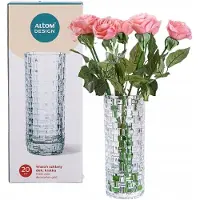 Altom Design Kratka Glazen Vaas 20 cm - Stijlvolle Decoratie