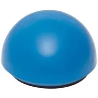 MAUL MAULmagneet MAULpro Recycling, halve bol, kleefkracht tot 0,6 kg, Ø 30 x H 20 mm, 85% gerecycled kunststof gecoat, blauw, 10 stuks