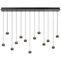 Lucide MONTANA - Hanglamp - LED Dimb. - CCT - 13x5,7W 2700K/4000K - Geschikt voor vide en hoge plafonds - Grijs ijzer - Premium