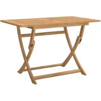 vidaXL Tuintafel, inklapbaar, 120x70x75 cm, massief acaciahout