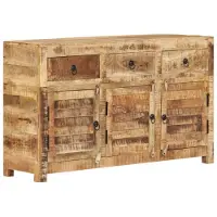 vidaXL Dressoir, 110x30x65 cm, massief mangohout