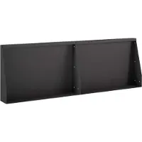 vidaXL Steunmuur, 2 stuks, 60 x 12 x 50 cm, staal, zwart
