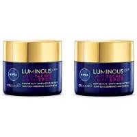 Nivea 2 x - Nachtcrème - CELLular LUMINOUS630 Tegen Vlekken - Egaliserend - Tegen pigmentvlekken - Met Hyaluronzuur - 50 ml - Voordeelverpakking - 2 stuks