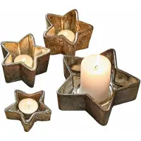 Loberon Windlicht set van 4 Thervel