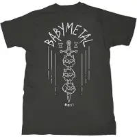 Ginza.se Babymetal - Skull Sword Heren T-shirt - S - Zwart