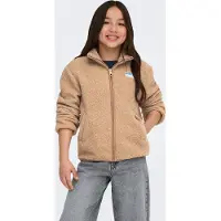 Kids Only GIRLS Fleece jas 'KOGEVA' camel / blauw