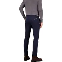 Gardeur pantalon Seven slim Fit navy katoen