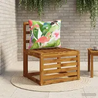 vidaXL Rugkussen PUTTEN 100% Polyester Meerkleurig 60 x 40 x 15 cm
