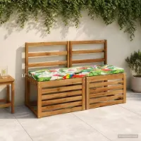 vidaXL Bankkussen SOEST 100% Polyester Meerkleurig 120 x 40 x 5 cm