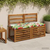 vidaXL Bankkussen SOEST 100% Polyester Meerkleurig 120 x 50 x 5 cm