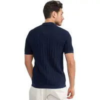 Blue industry Heren Polo's & T-shirts Polo - Donkerblauw - Maat M