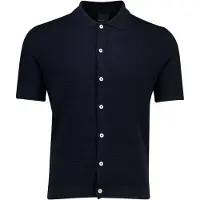 Bugatti Donkerblauwe polo met boord