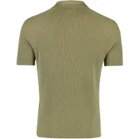 Profuomo Heren Polo's & T-shirts Rib - Khaki - Maat XXL