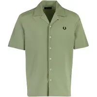 Fred perry Groene doorknoop polo