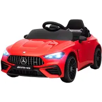 AIYAPLAY Elektrische kinderauto, 2x12V, met muziek, MP3-aansluiting en zachte start-/stopfunctie