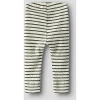 Name it Leggings 'NBNBANI' olijfgroen / wit