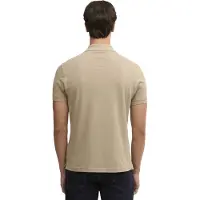 Barbour Khaki polo Regular Fit pique 2 knoops