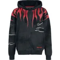 Rock Rebel by EMP - Rock Vest met capuchon - Lost Souls - S tot XXL - voor Vrouwen - meerkleurig | Maat XXL