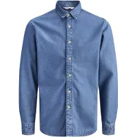 Jack & Jones Junior Overhemd 'JJEStanley' blauw denim
